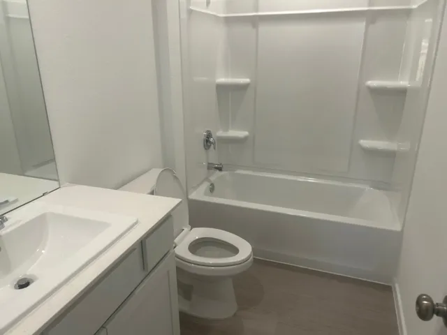 a view of a room with storage