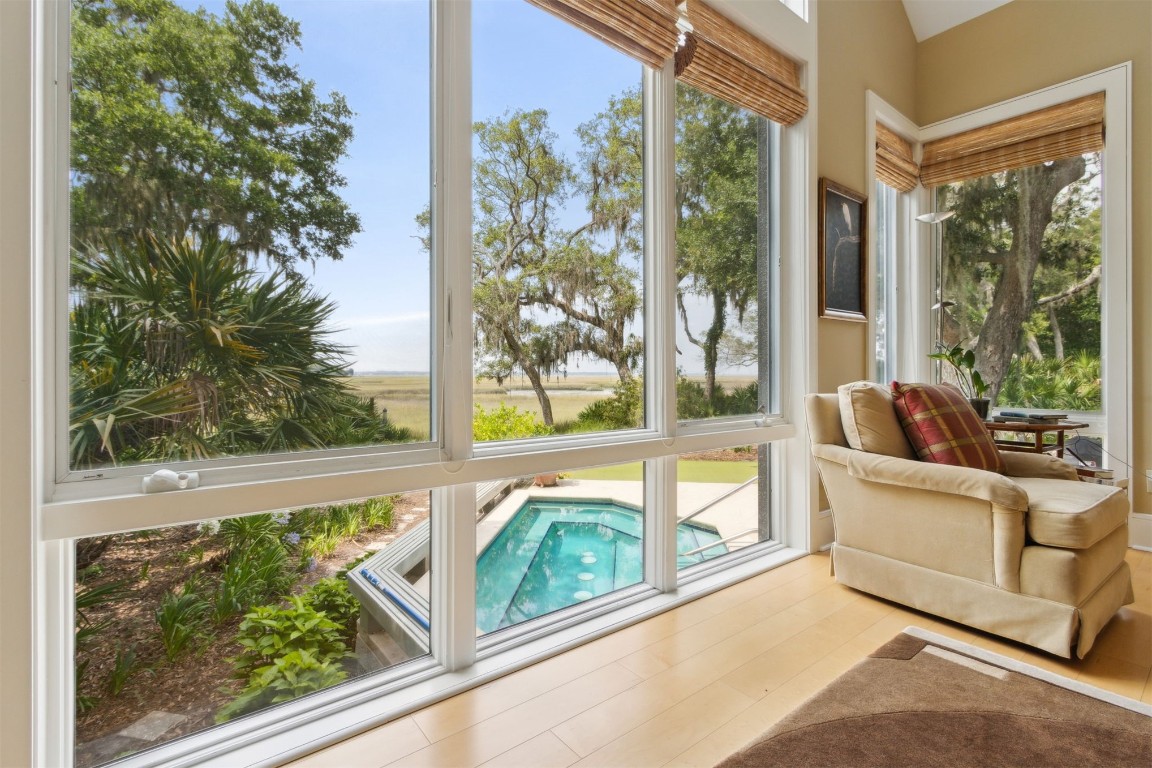 10 Sea Marsh Road Amelia Island, FL 32034 - Photo 28 of 78 a view of a porch and garden