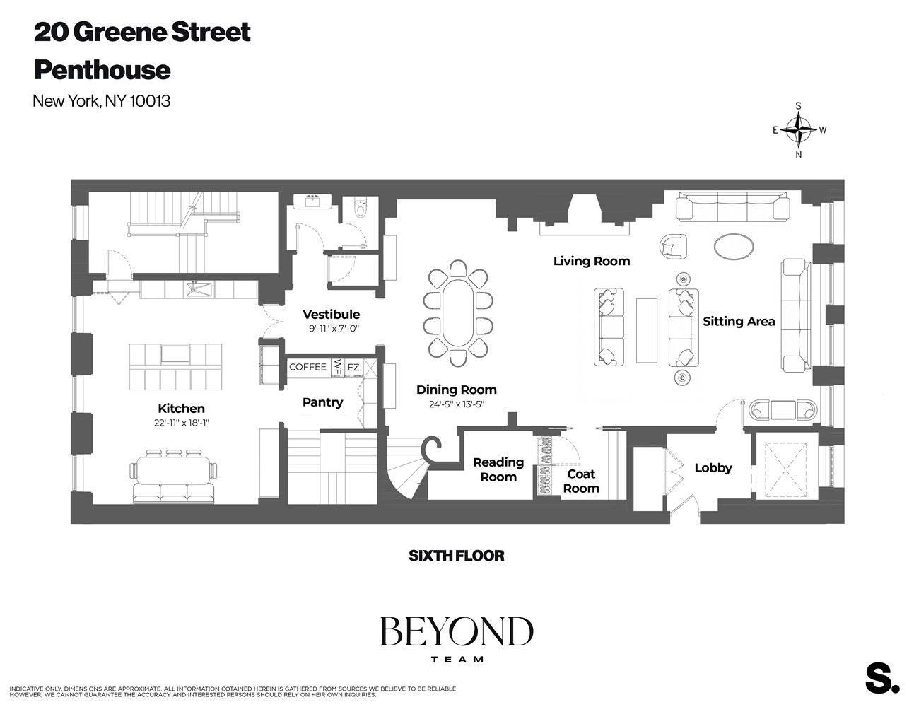 20 Greene Street, Unit PH Manhattan, NY 10013 - Photo 38 of 40