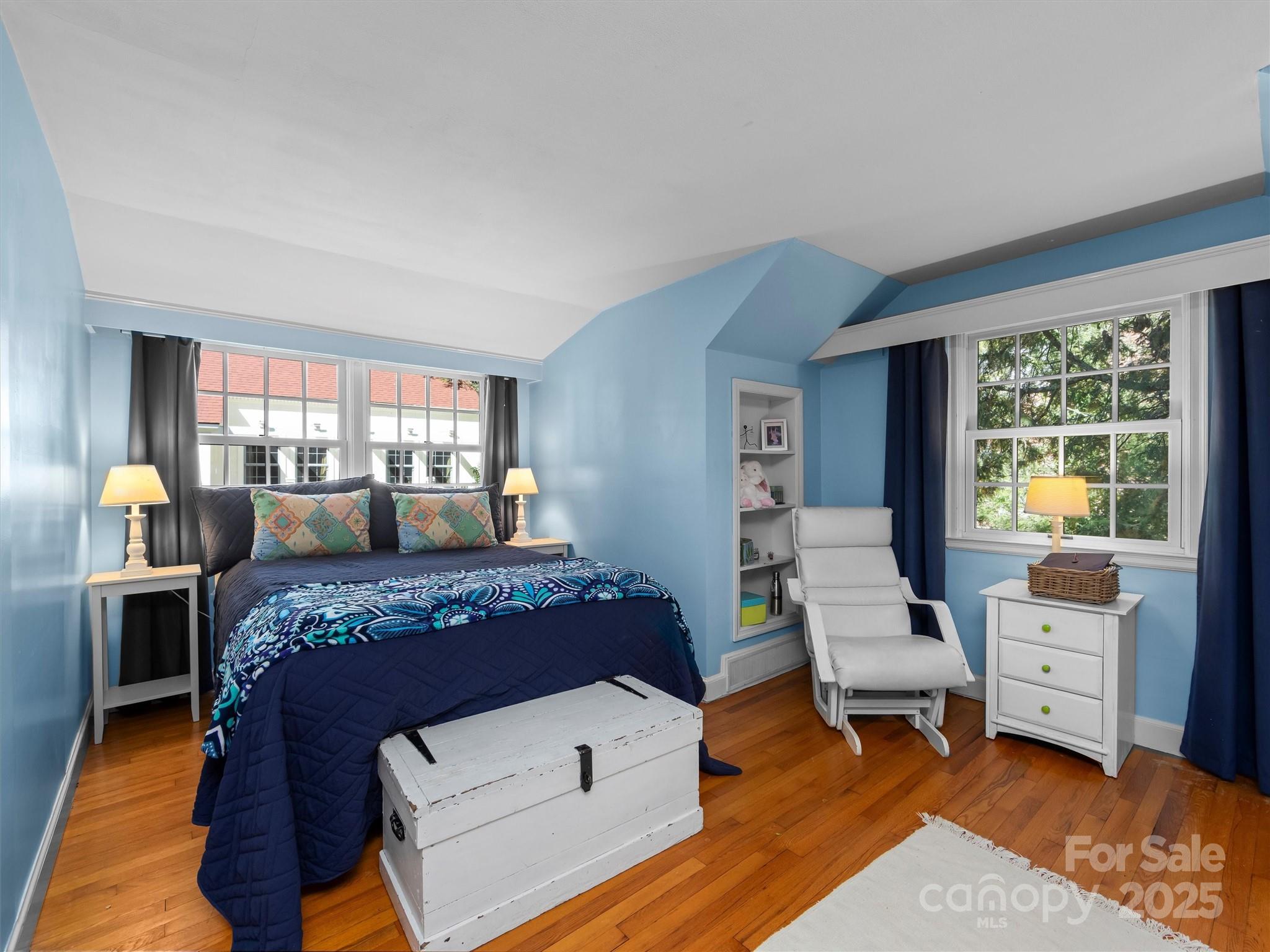 7 Park Road Asheville, NC 28803 - Photo 35 of 48 a living room with furniture and wooden floor