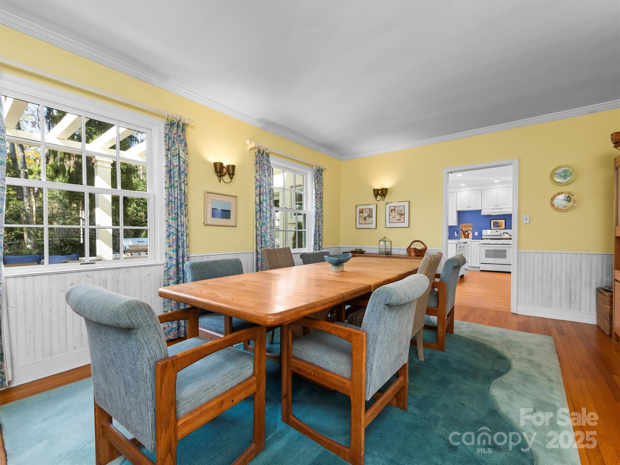 7 Park Road Asheville, NC 28803 - Photo 9 of 48 a view of a dining room with furniture and window