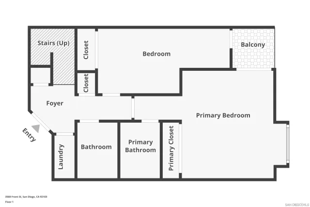 $749,999 | 3568 Front Street, Unit D, San Diego, CA 92103