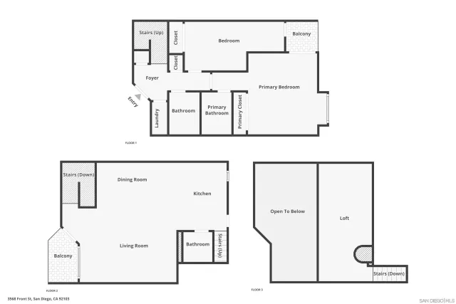 $749,999 | 3568 Front Street, Unit D, San Diego, CA 92103