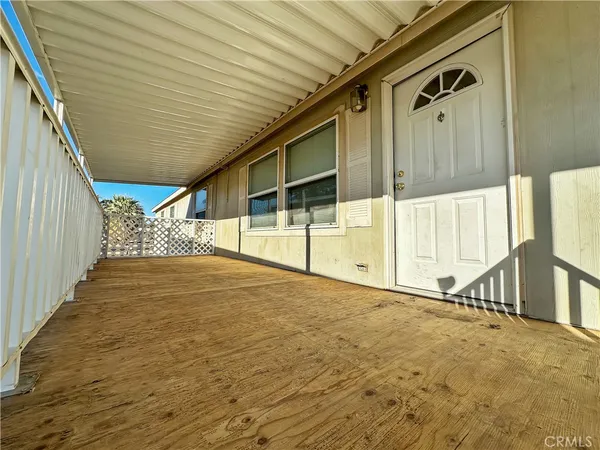 a view of a porch
