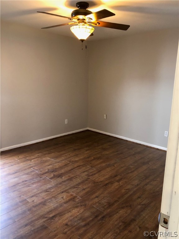 11636 River Road Chesterfield, VA 23838 - Photo 22 of 50 a view of a room with wooden floor and a ceiling fan