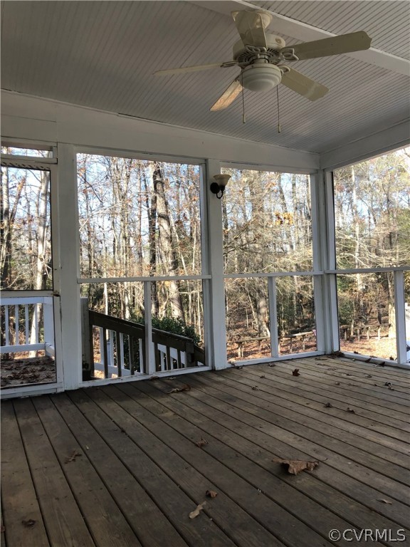 11636 River Road Chesterfield, VA 23838 - Photo 32 of 50 a view of empty room with wooden floor and fan