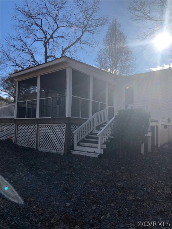 11636 River Road Chesterfield, VA 23838 - Photo 35 of 50 a view of wooden house with a yard
