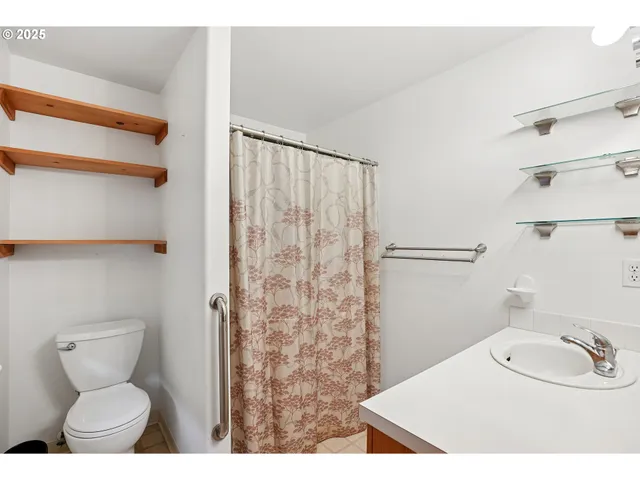 a bathroom with a sink and a toilet