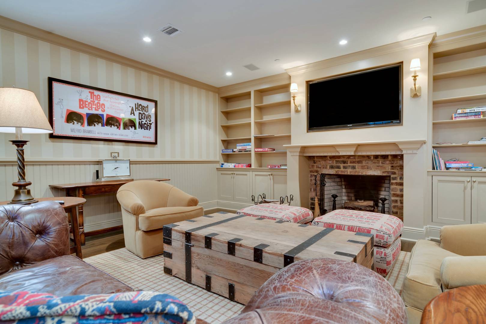 228 Little Plains Road Southampton, NY 11968 - Photo 16 of 17 a living room with furniture and a flat screen tv