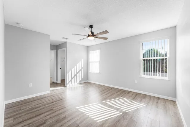 wooden floor in an empty room