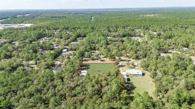 a view of a lake with a city