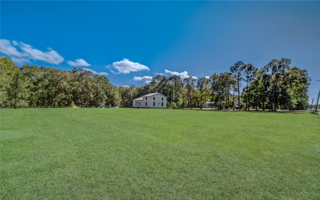 a view of a green field