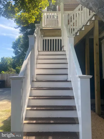 a view of an front door