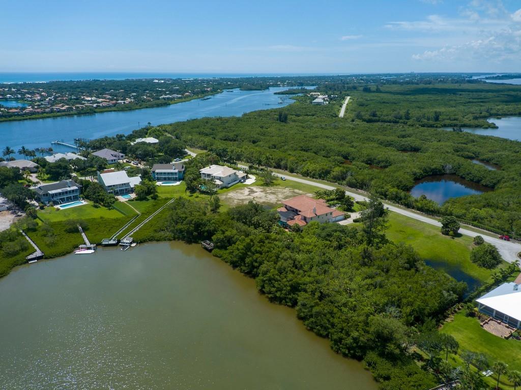 1850 Bayview Court Vero Beach, FL 32963 - Photo 15 of 23 an aerial view of a houses with outdoor space and trees