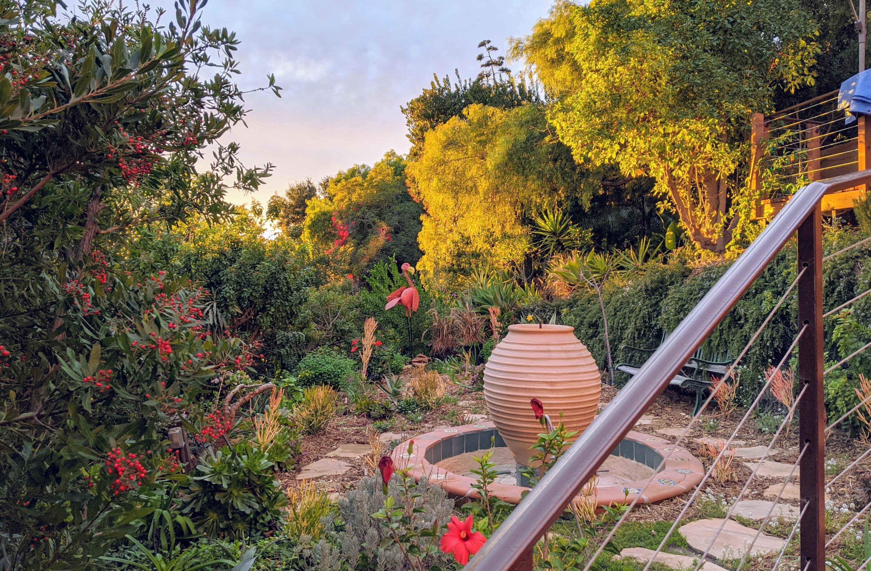 1933 Eucalyptus Hill Road Santa Barbara, CA 93108 - Photo 9 of 11 a view of a house and a yard