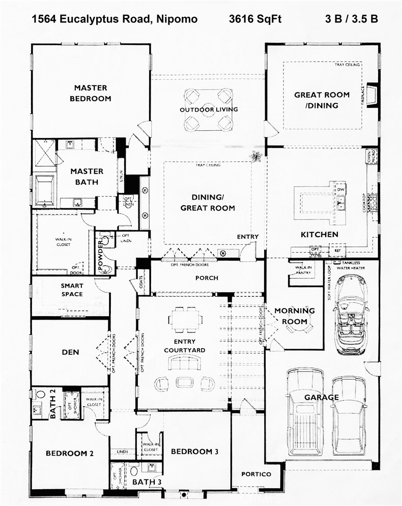 1564 Eucalyptus Road Nipomo, CA 93444 - Photo 45 of 46 Floor plan before addition