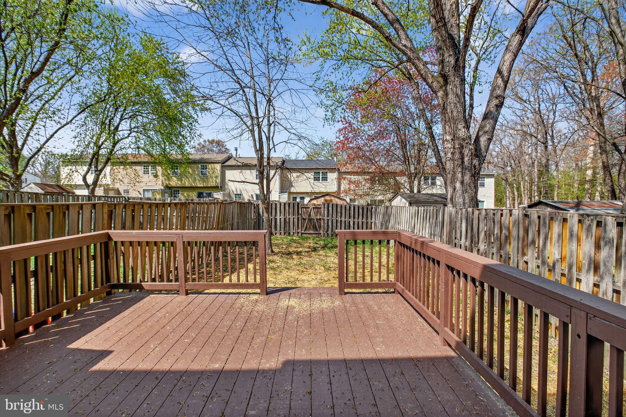 3278 Ryon Court Waldorf, MD 20601 - Photo 29 of 29 a view of wooden deck with a trees