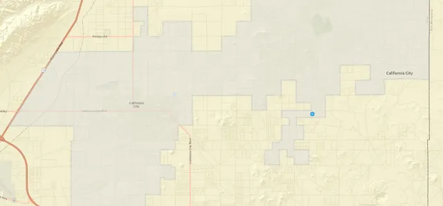 view of a yard with a wooden wall