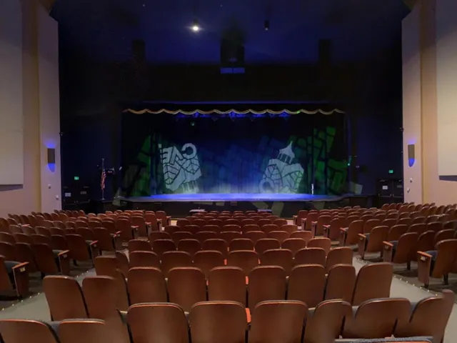 a room with gym equipment