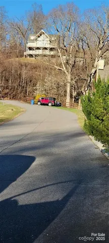a view of a outdoor space with a mountain