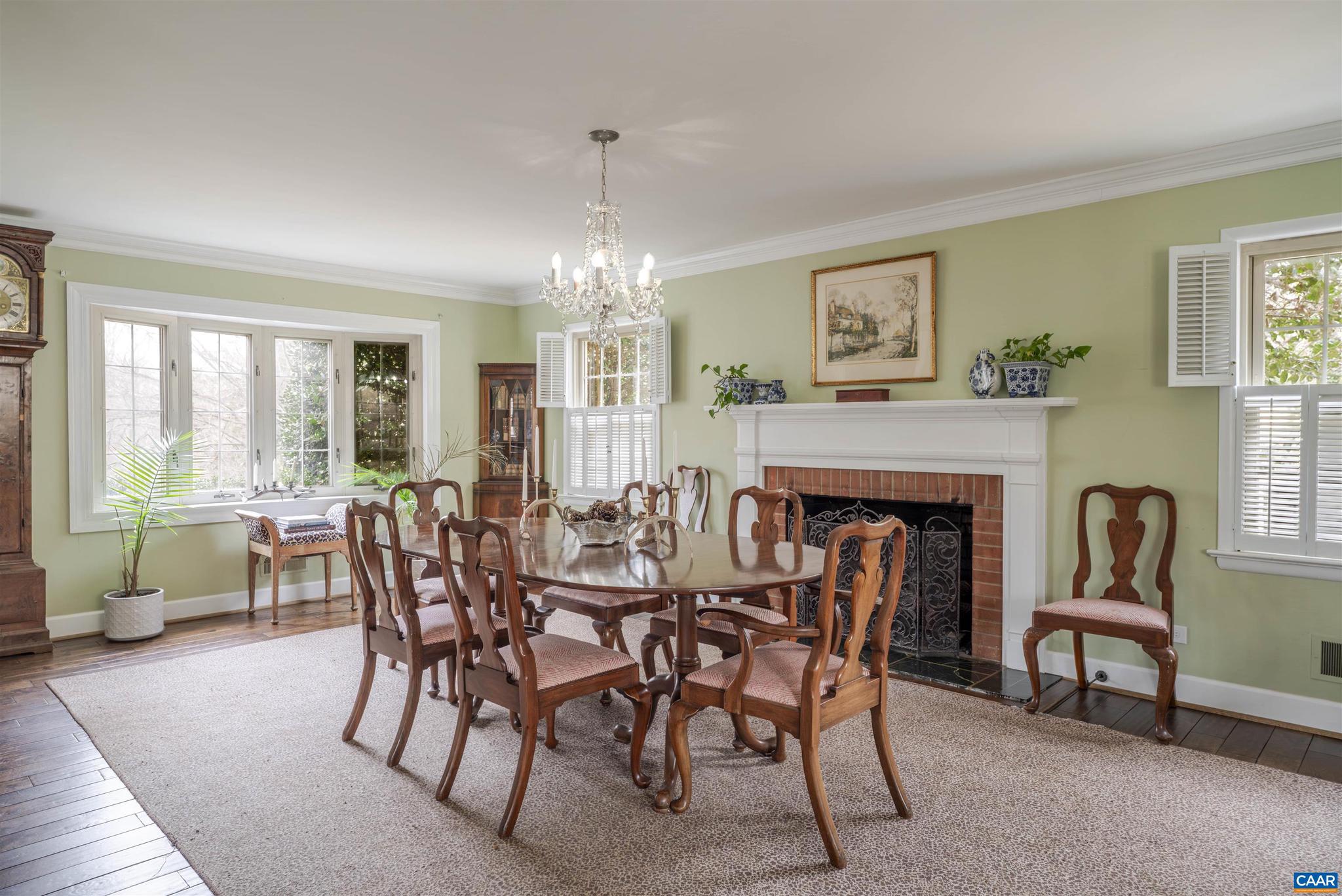 21 Deer Path Charlottesville, VA 22903 - Photo 16 of 27 a view of a dining room with furniture window and outside view