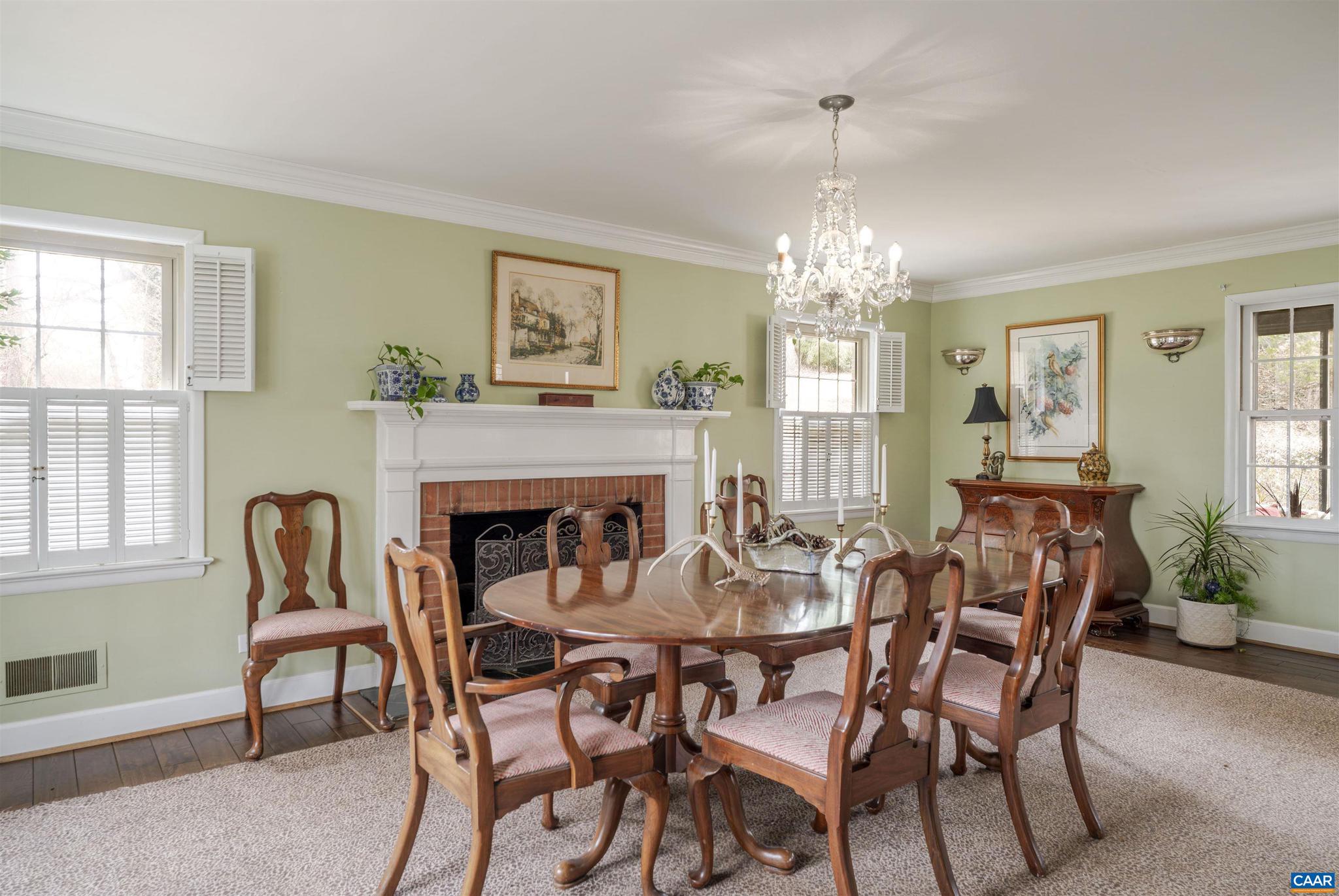 21 Deer Path Charlottesville, VA 22903 - Photo 18 of 27 a dining room with furniture window and wooden floor