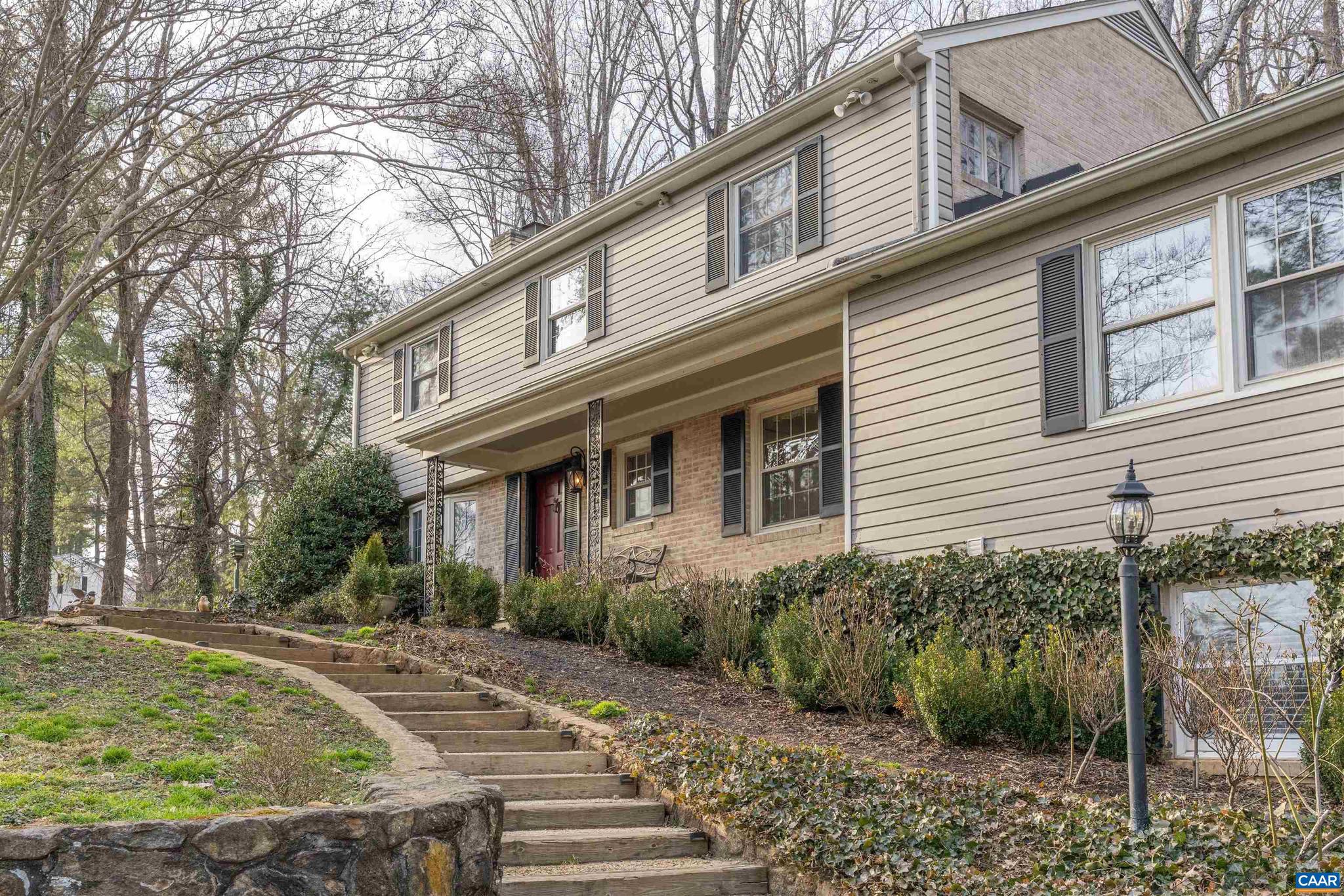 21 Deer Path Charlottesville, VA 22903 - Photo 4 of 27 a front view of a house with garden