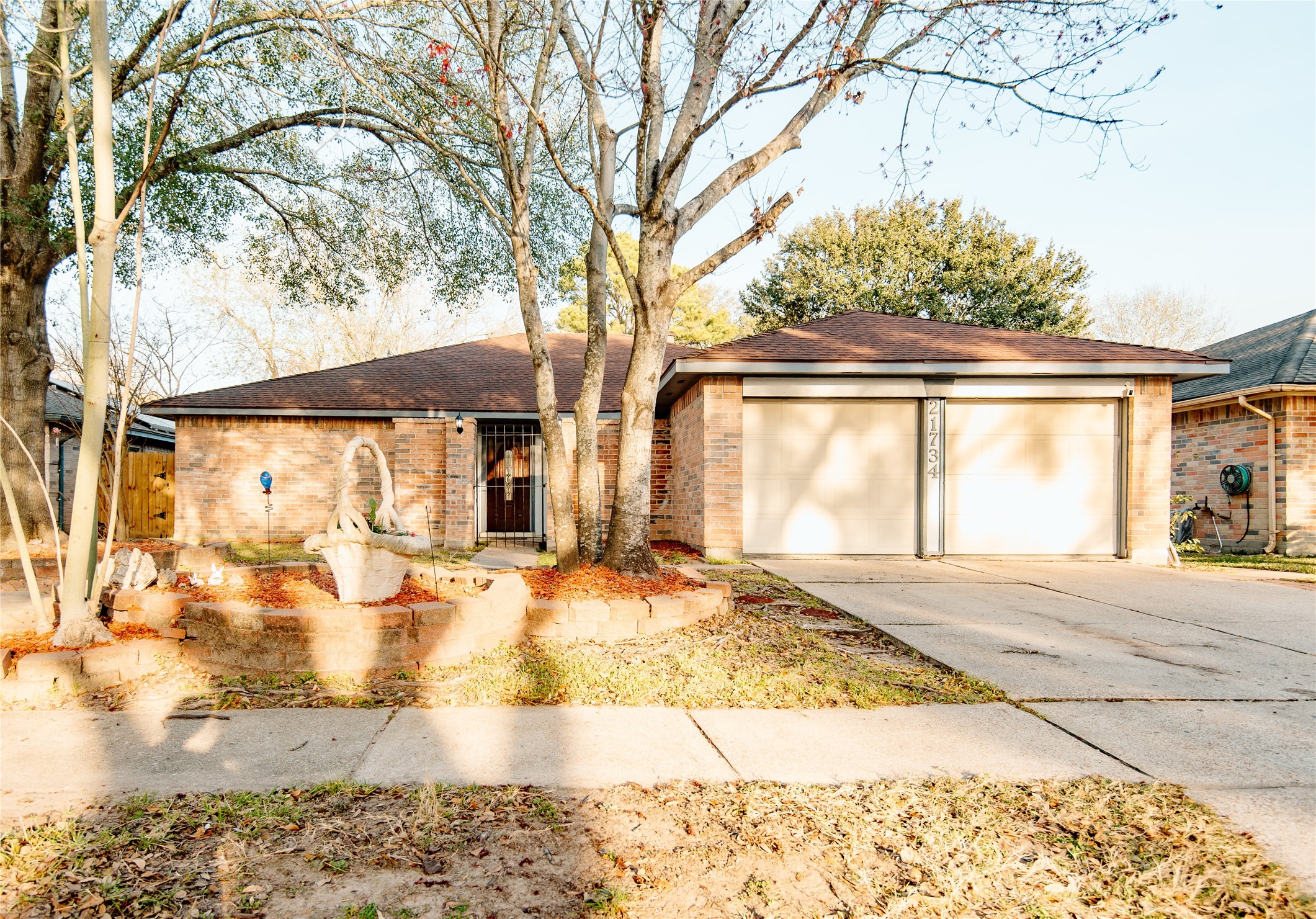 21734 Nickerton Lane Spring, TX 77388 - Photo 2 of 31 a view of a house with snow on the wall