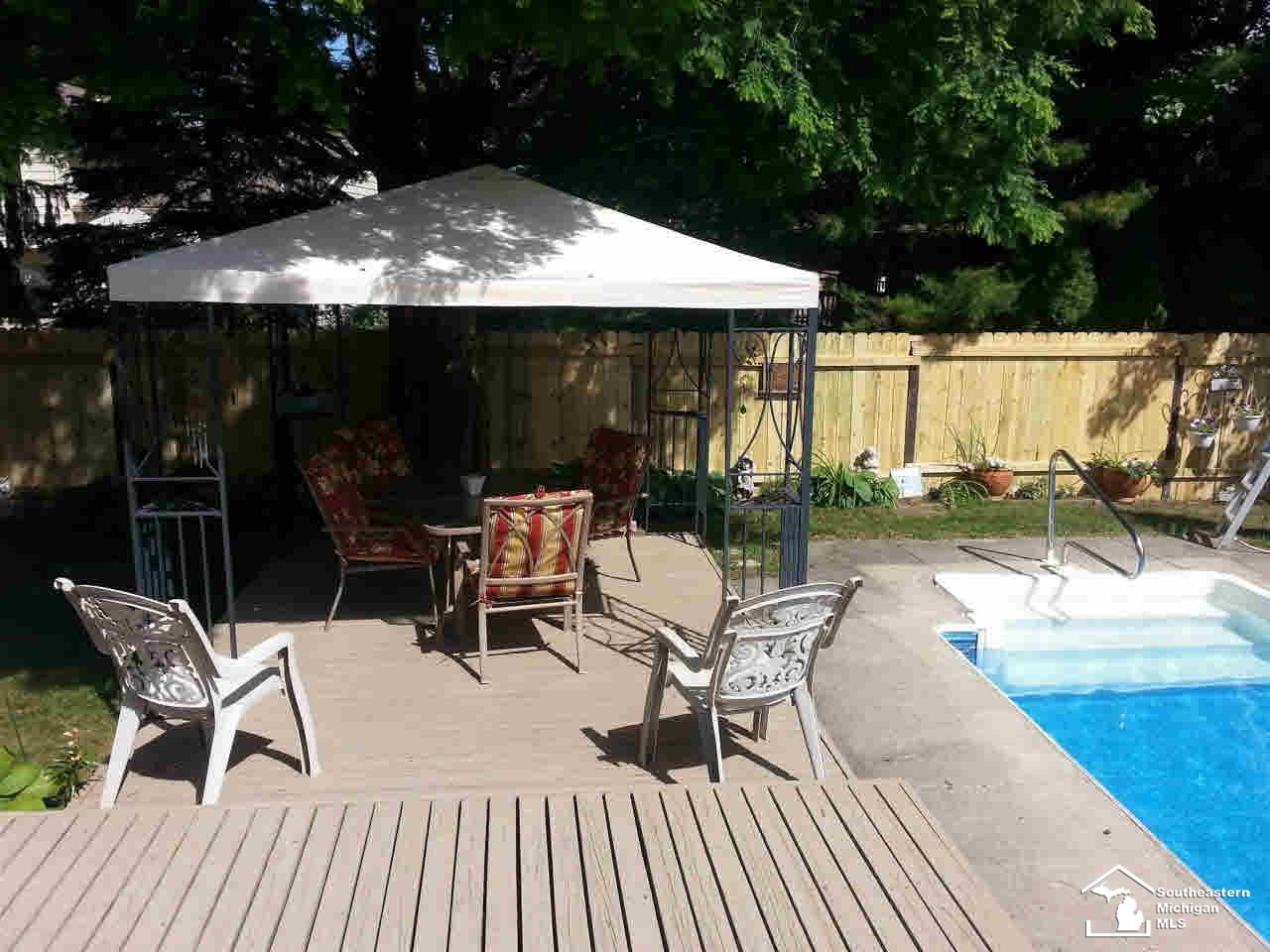 1304 Rutledge Drive Temperance, MI 48182 - Photo 18 of 19 Pool Deck Area