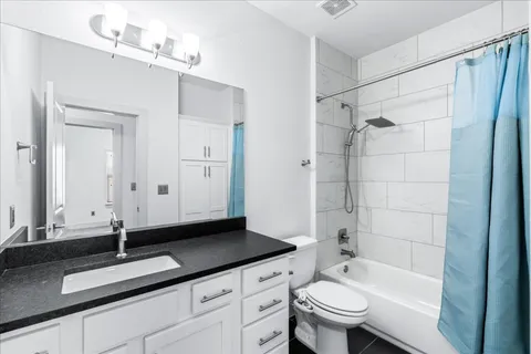 an empty room with an entryway