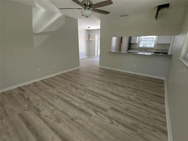 wooden floor in an empty room