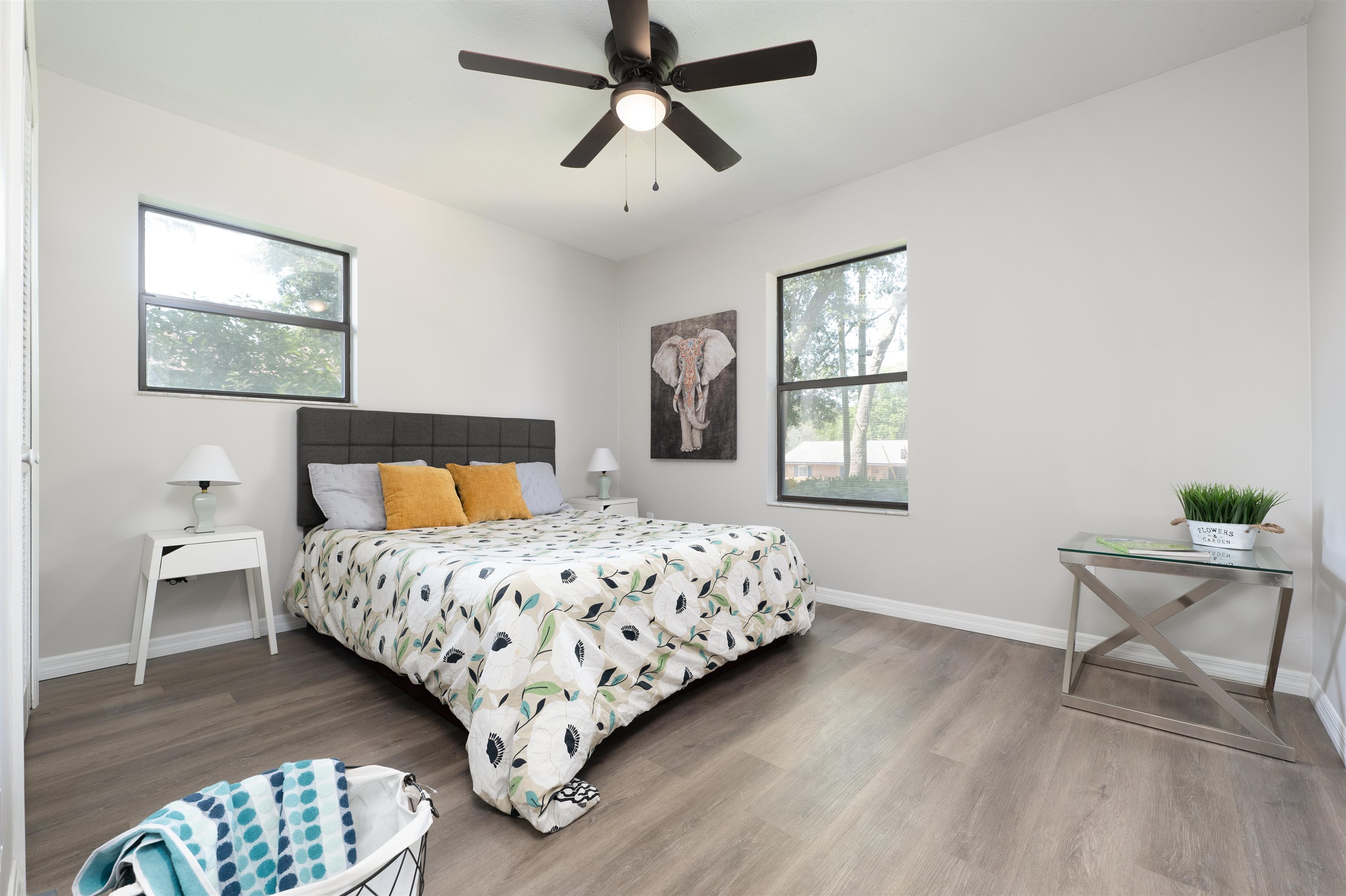 313 Cypress Road St. Augustine, FL 32086 - Photo 19 of 27 a bedroom with a bed and a window