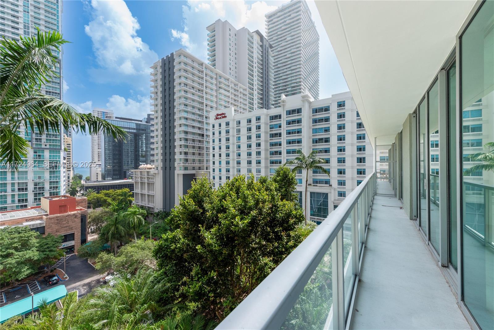 79 Southwest 12th Street, Unit 1107S Miami, FL 33130 - Photo 8 of 26 a balcony view with an outdoor space