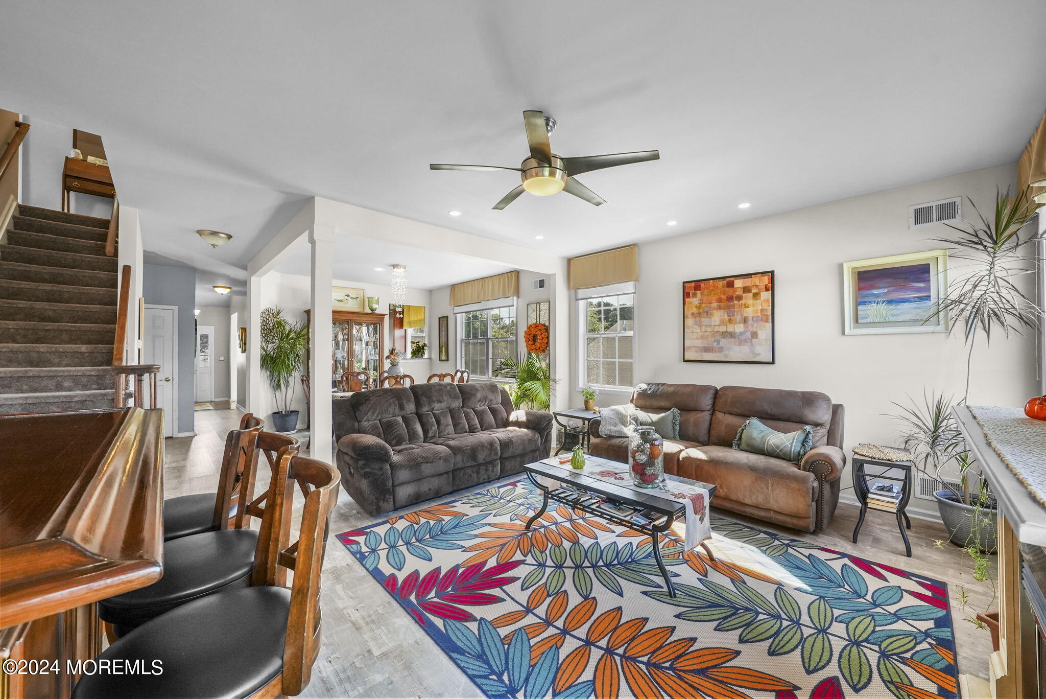 30 Silver Maple Lane Howell, NJ 07731 - Photo 12 of 43 a living room with furniture and a flat screen tv