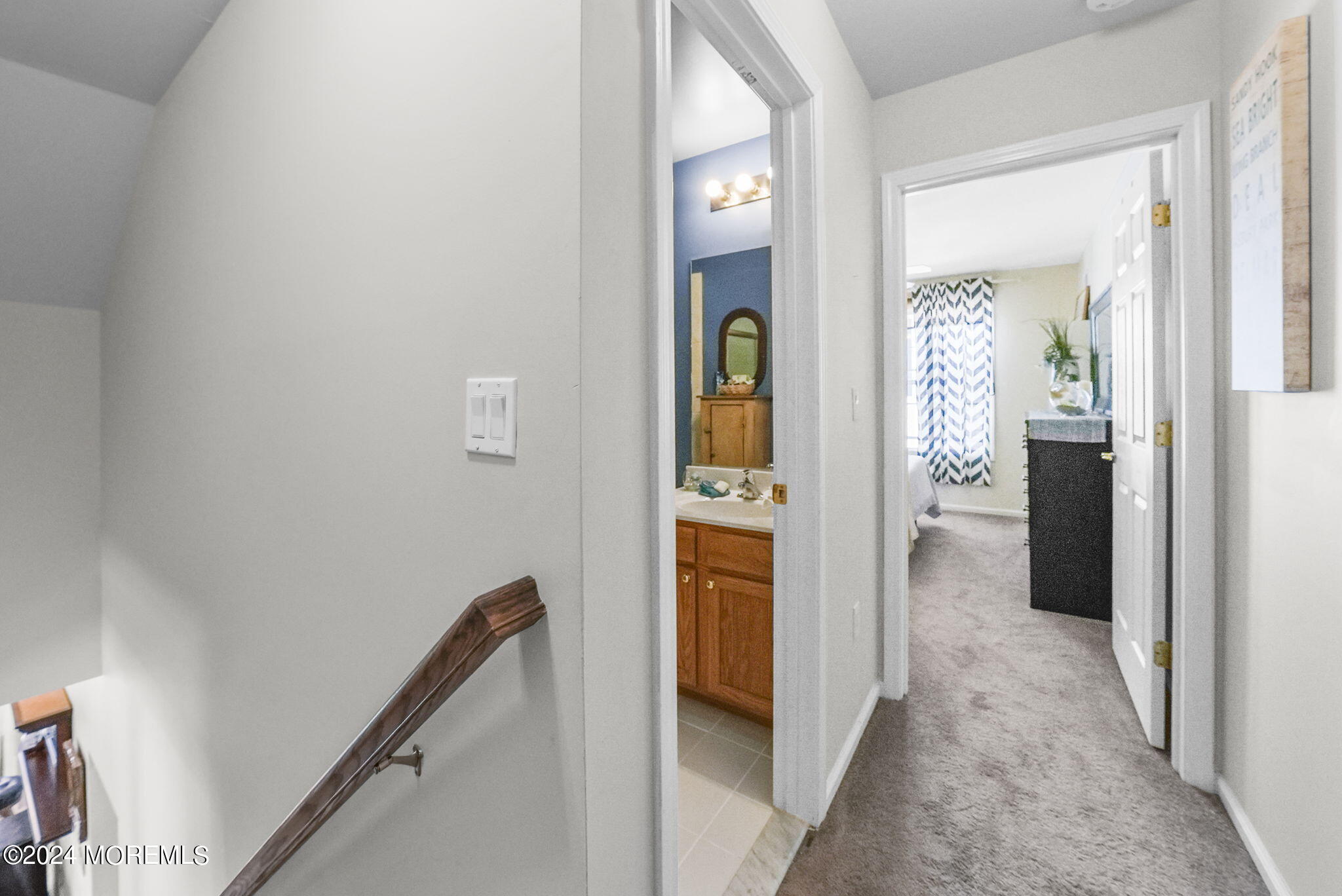 30 Silver Maple Lane Howell, NJ 07731 - Photo 26 of 43 a view of a hallway with bathroom and front door
