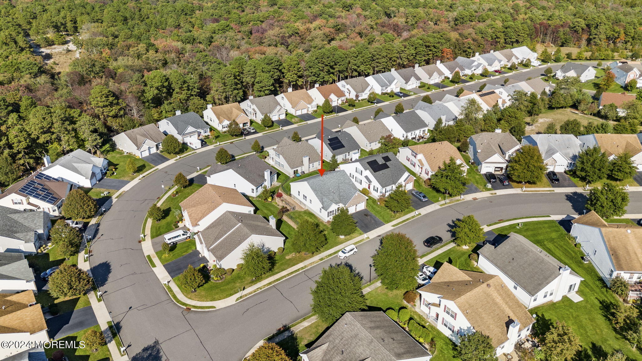 30 Silver Maple Lane Howell, NJ 07731 - Photo 3 of 43 an aerial view of a swimming pool and outdoor space