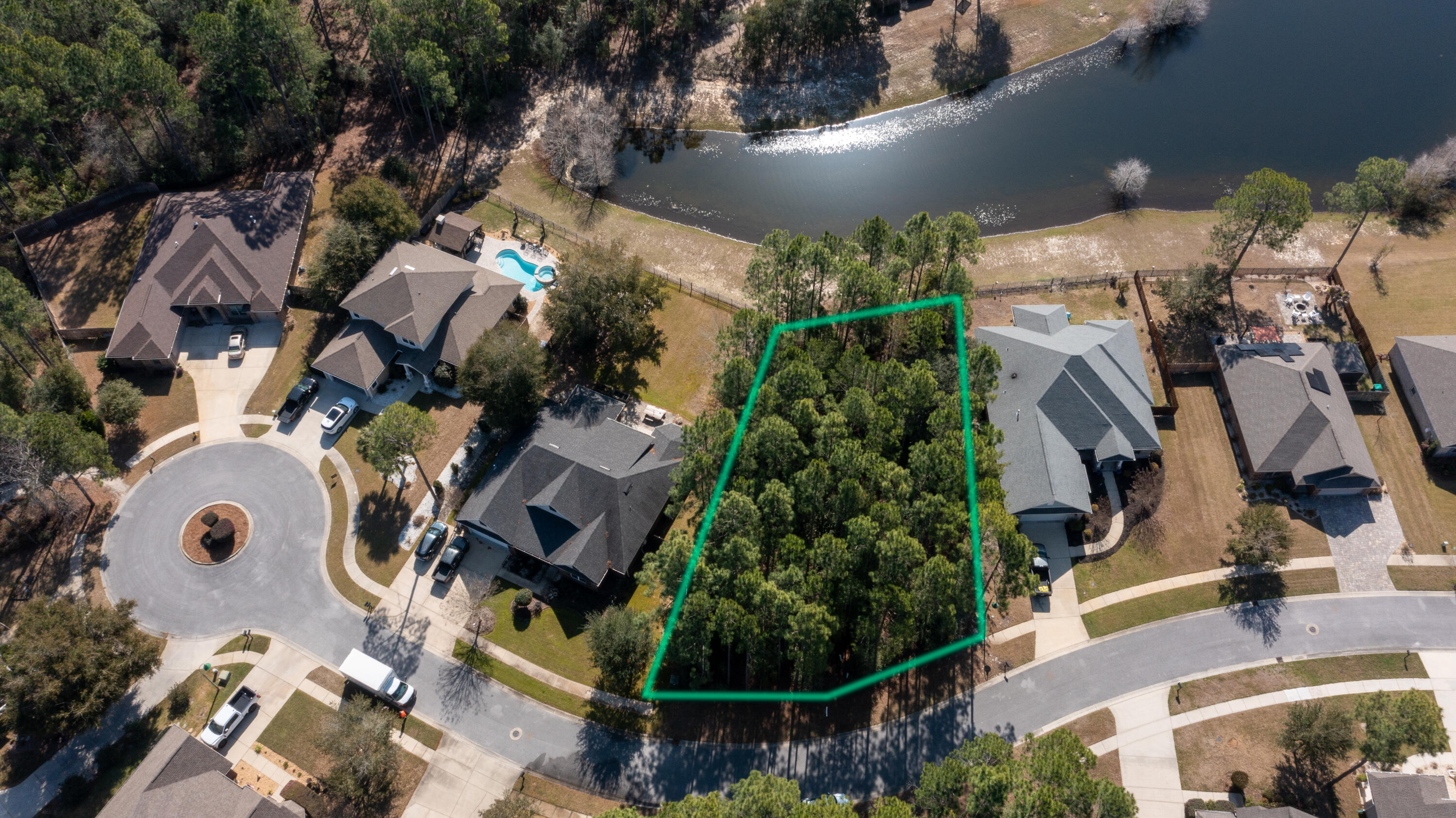 Lot 58 Concert Court Freeport, FL 32439 - Photo 1 of 37 an aerial view of multiple houses with yard