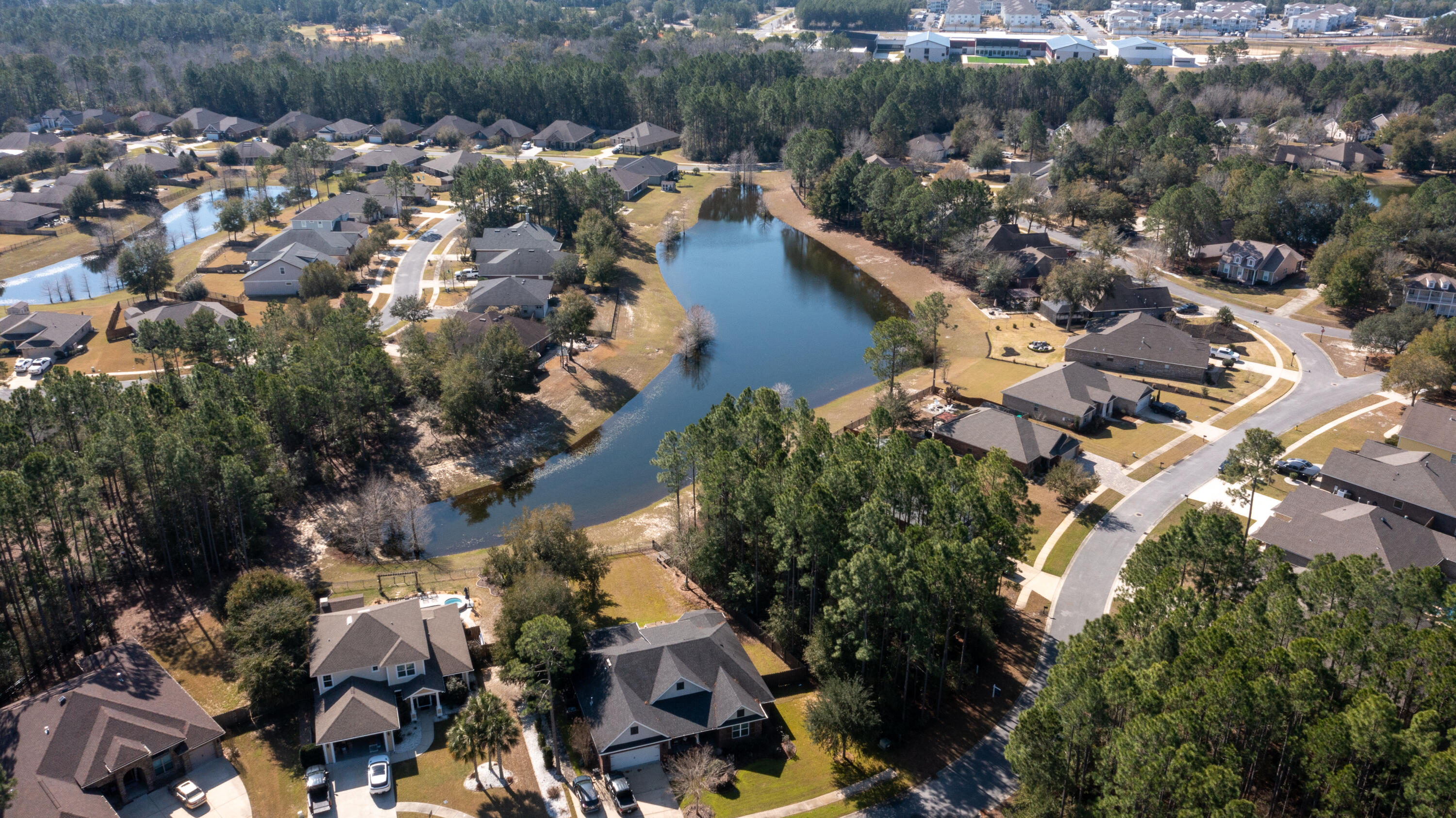 Lot 58 Concert Court Freeport, FL 32439 - Photo 11 of 37 an aerial view of a city with lots of residential buildings