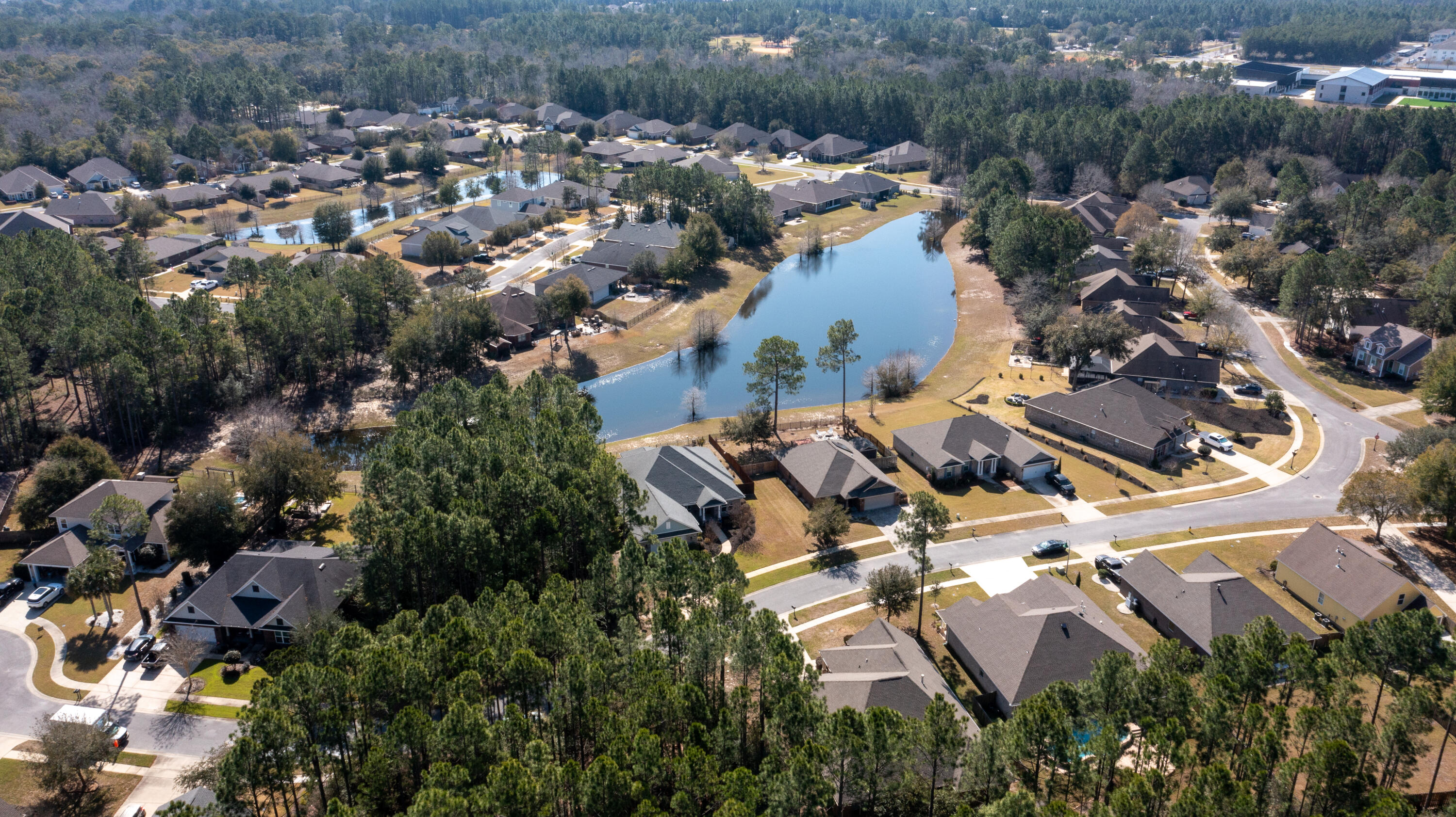 Lot 58 Concert Court Freeport, FL 32439 - Photo 12 of 37 an aerial view of residential houses with outdoor space