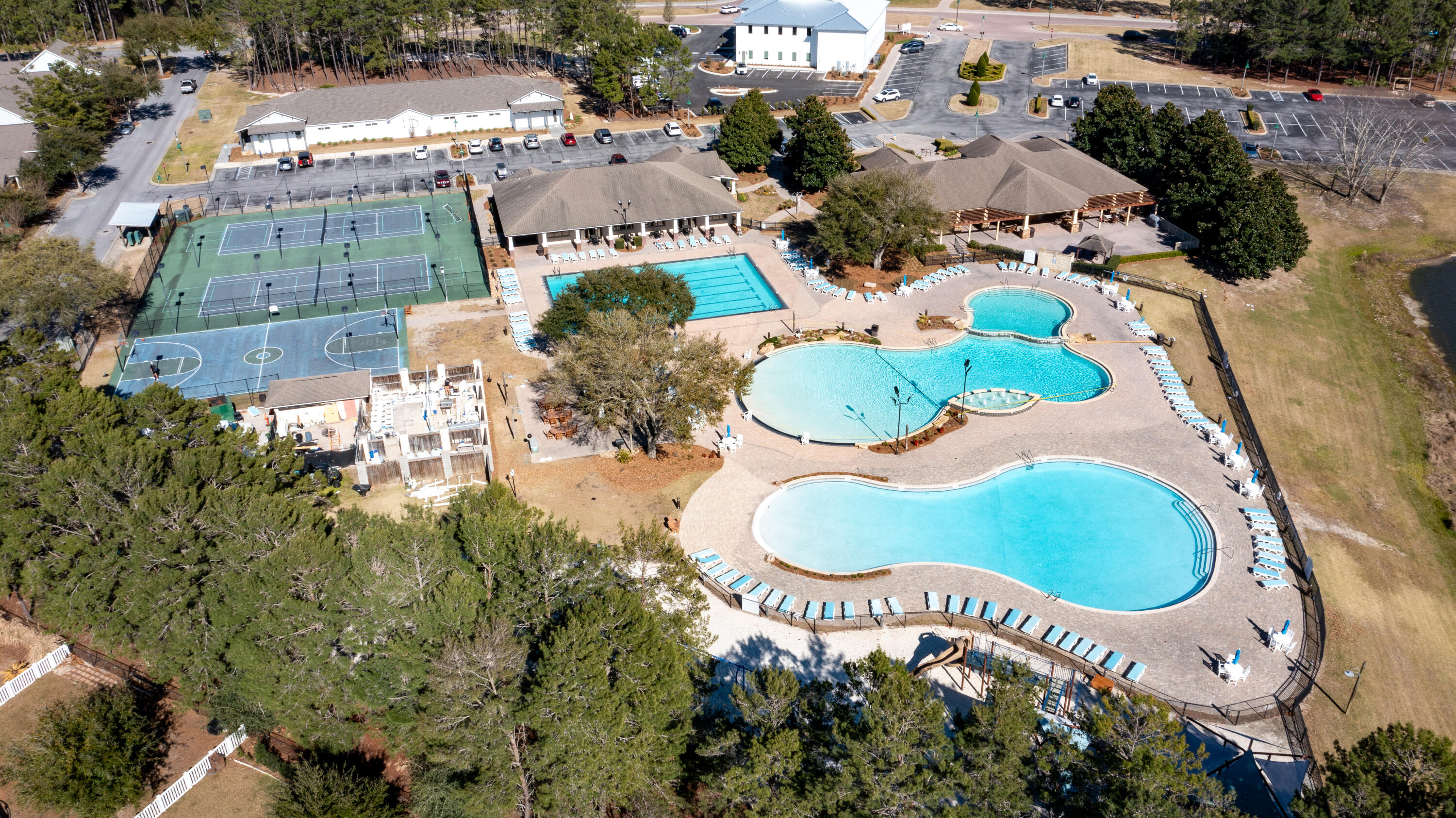 Lot 58 Concert Court Freeport, FL 32439 - Photo 22 of 37 an aerial view of a house with swimming pool and outdoor space