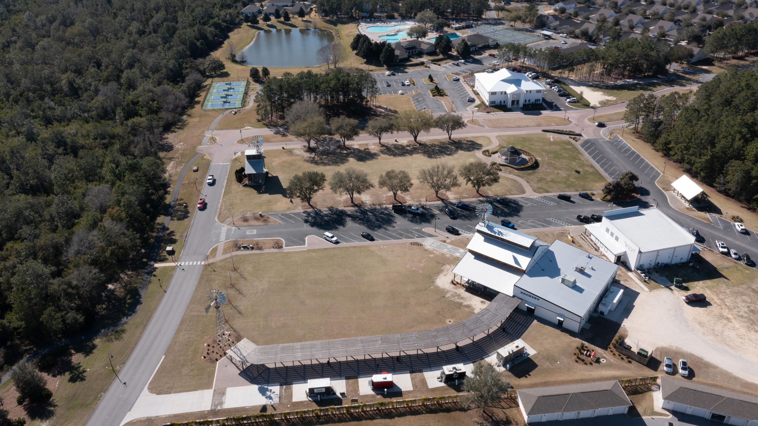 Lot 58 Concert Court Freeport, FL 32439 - Photo 34 of 37 an aerial view of residential houses with outdoor space