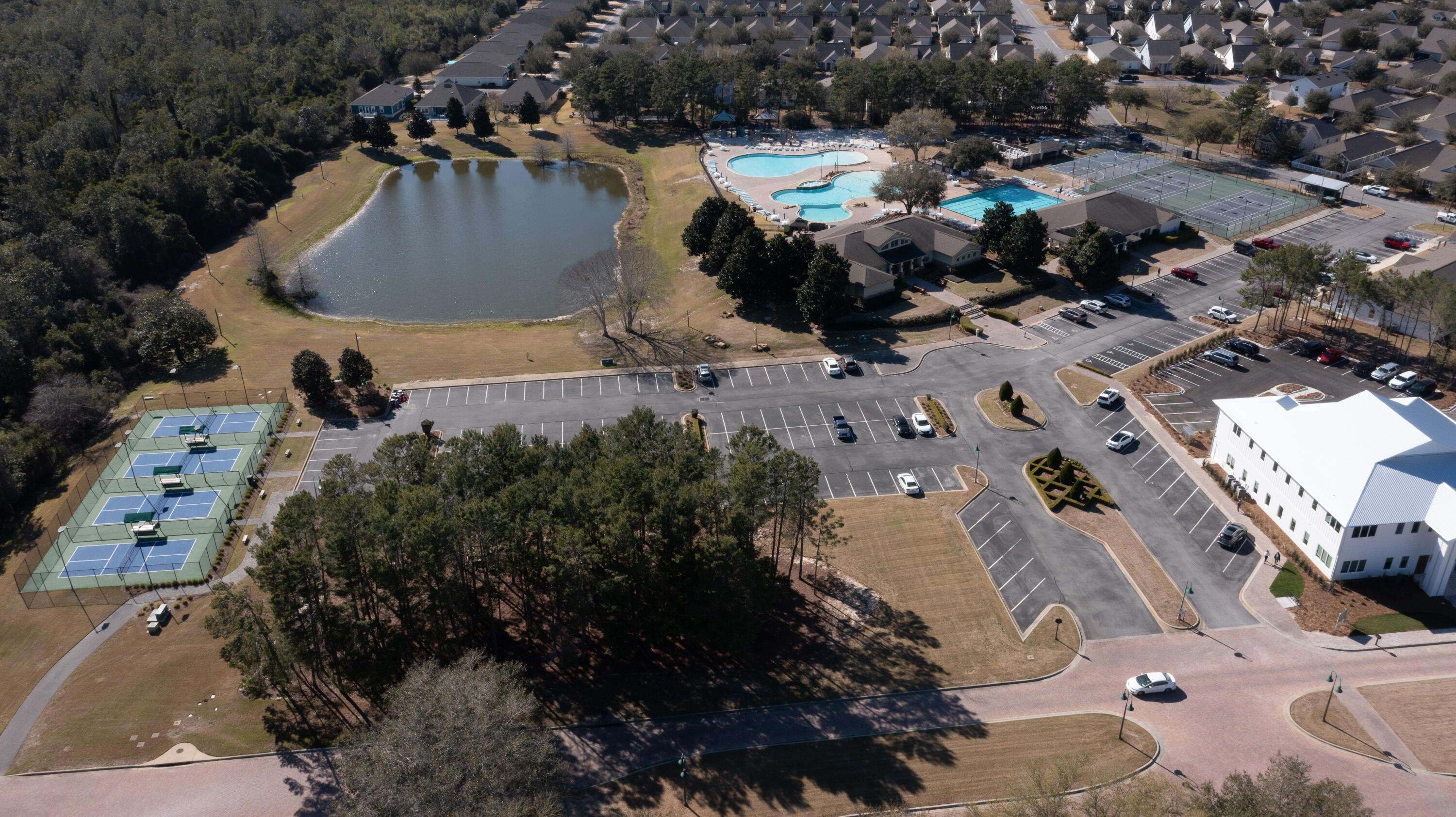 Lot 58 Concert Court Freeport, FL 32439 - Photo 35 of 37 an aerial view of multiple houses with outdoor space