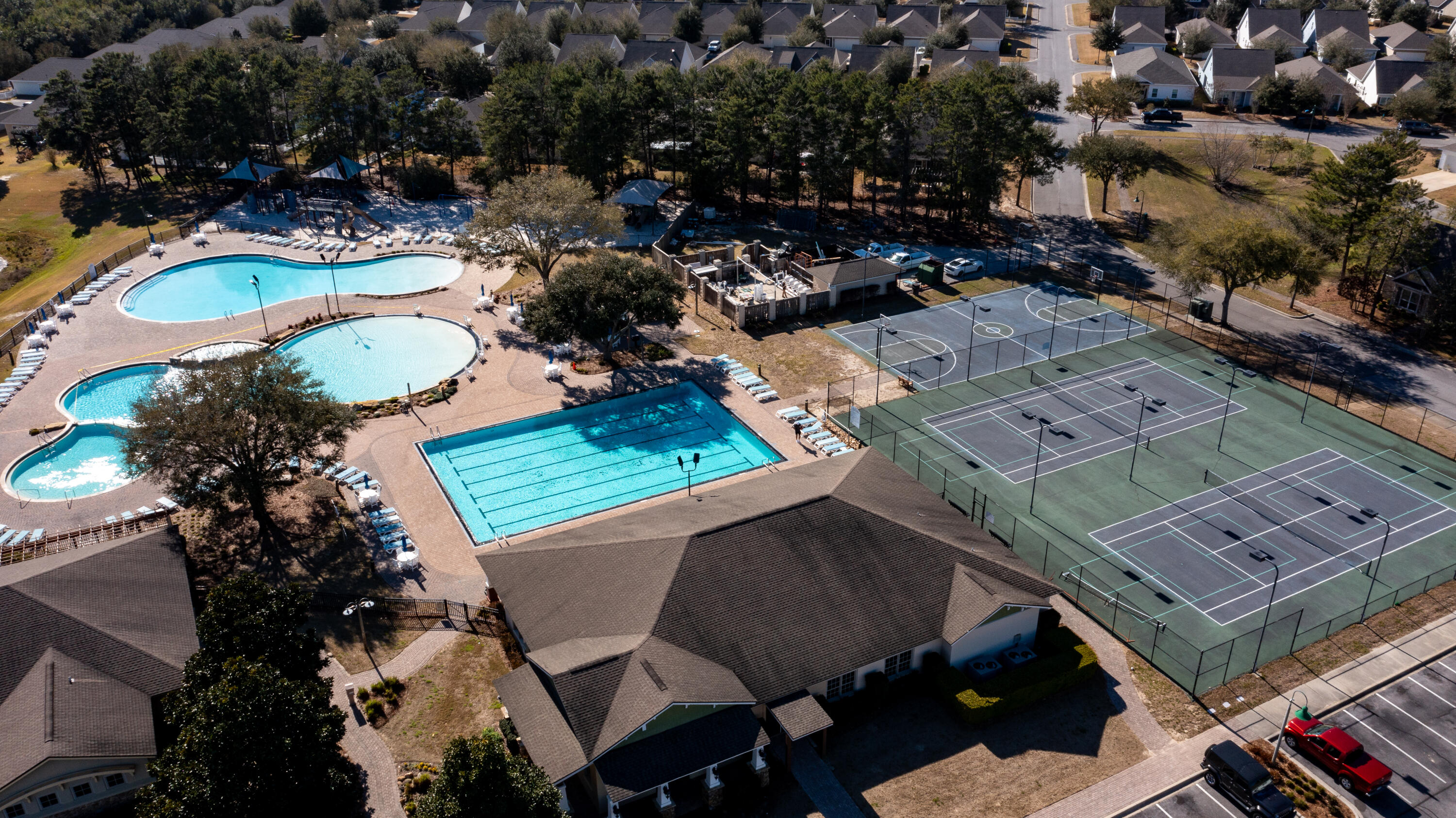 Lot 58 Concert Court Freeport, FL 32439 - Photo 36 of 37 an aerial view of a house swimming pool and outdoor space