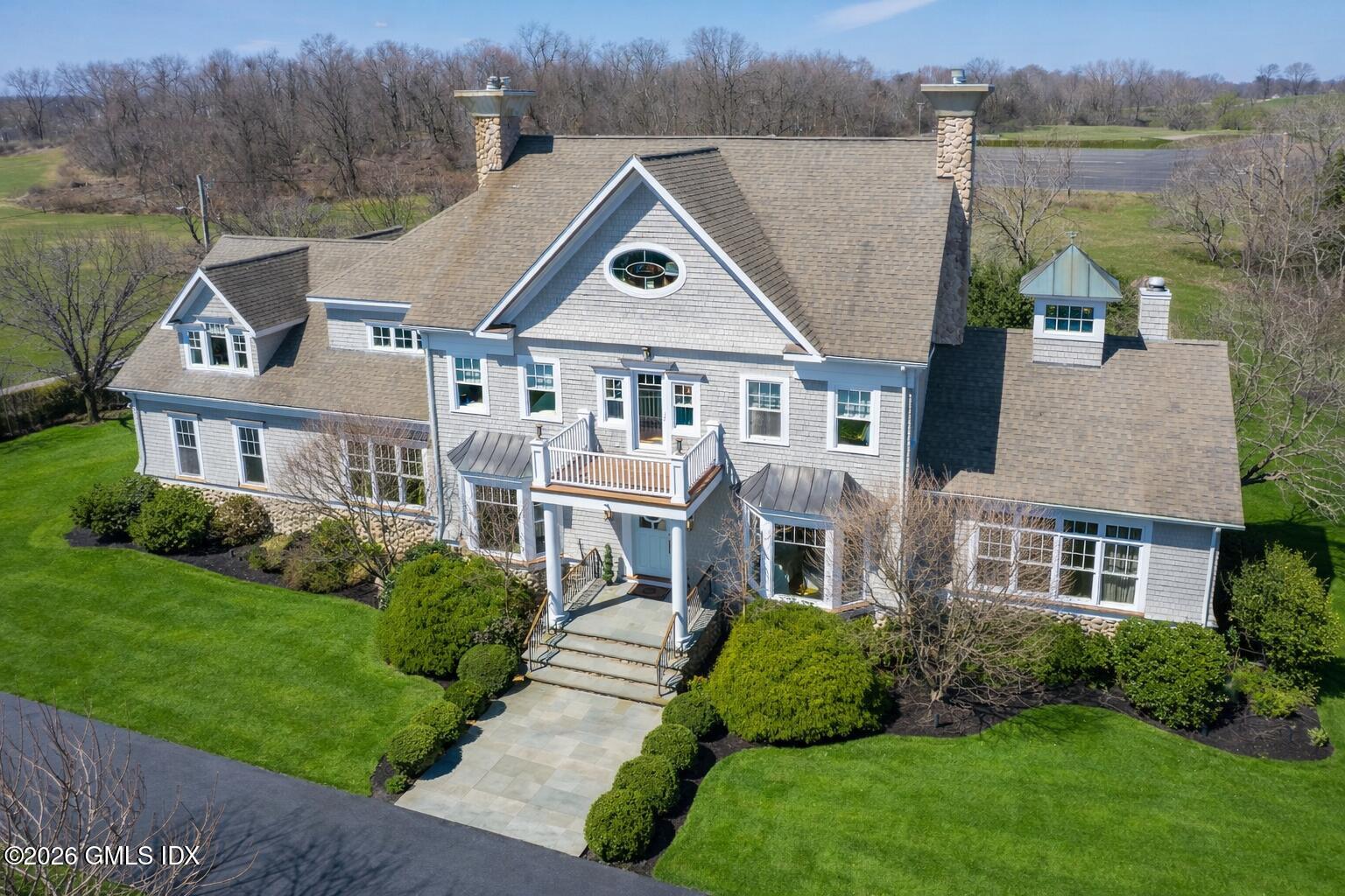 3 Shorehaven Road Norwalk, CT 06855 - Photo 2 of 40 an aerial view of a house with a big yard