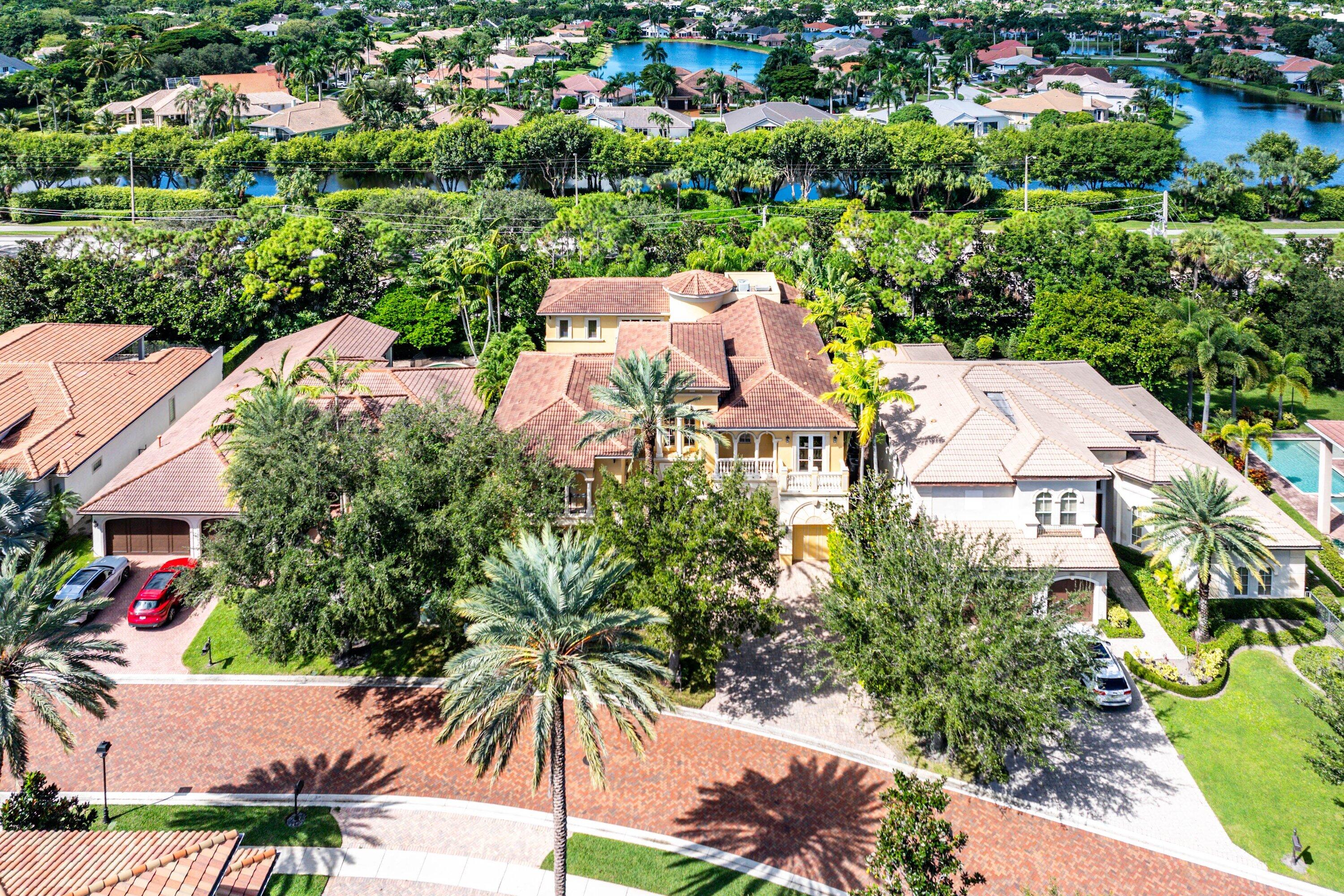 17387 Balaria Street Boca Raton, FL 33496 - Photo 8 of 65 an aerial view of house with yard