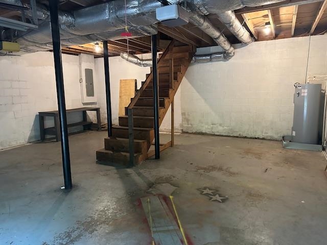 420 G B Plunk Road Selmer, TN 38375 - Photo 20 of 26 Basement featuring electric panel and gas water heater