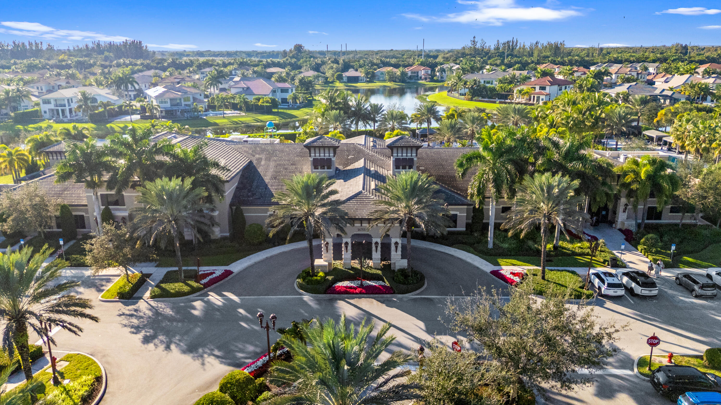 16743 Picardy Way Delray Beach, FL 33446 - Photo 72 of 79 a view of multiple houses with a swimming pool