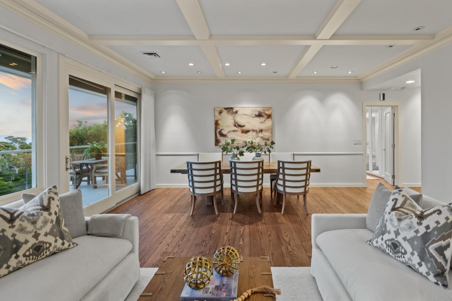 3307 17 Mile Drive, Unit 3 Pebble Beach, CA 93953 - Photo 7 of 42 a living room with furniture and wooden floor