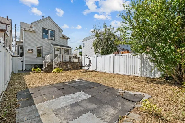 a view of a house with a patio