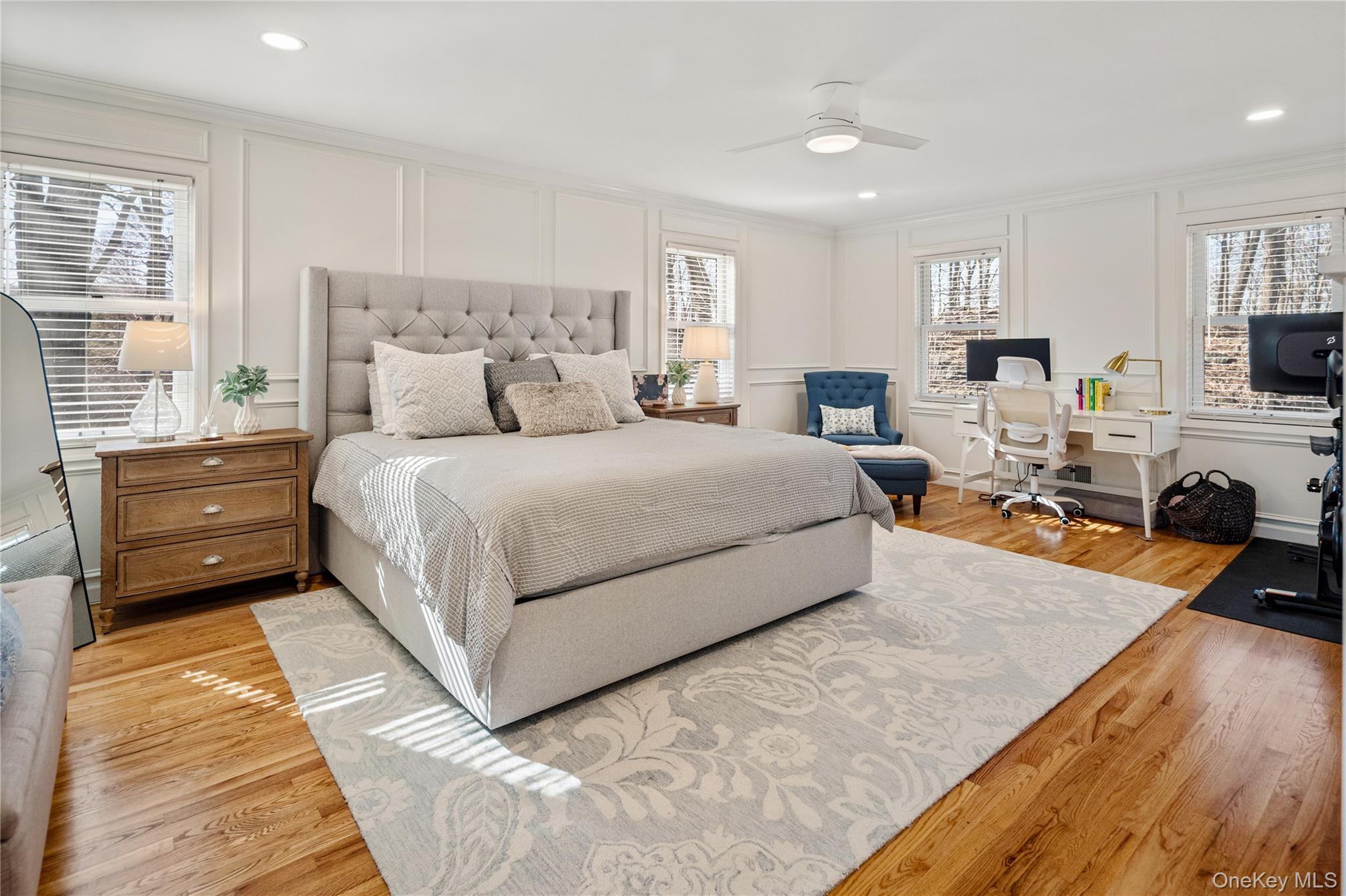 15 Cross Road Cortlandt Manor, NY 10567 - Photo 24 of 50 a bedroom with a bed and a flat screen television